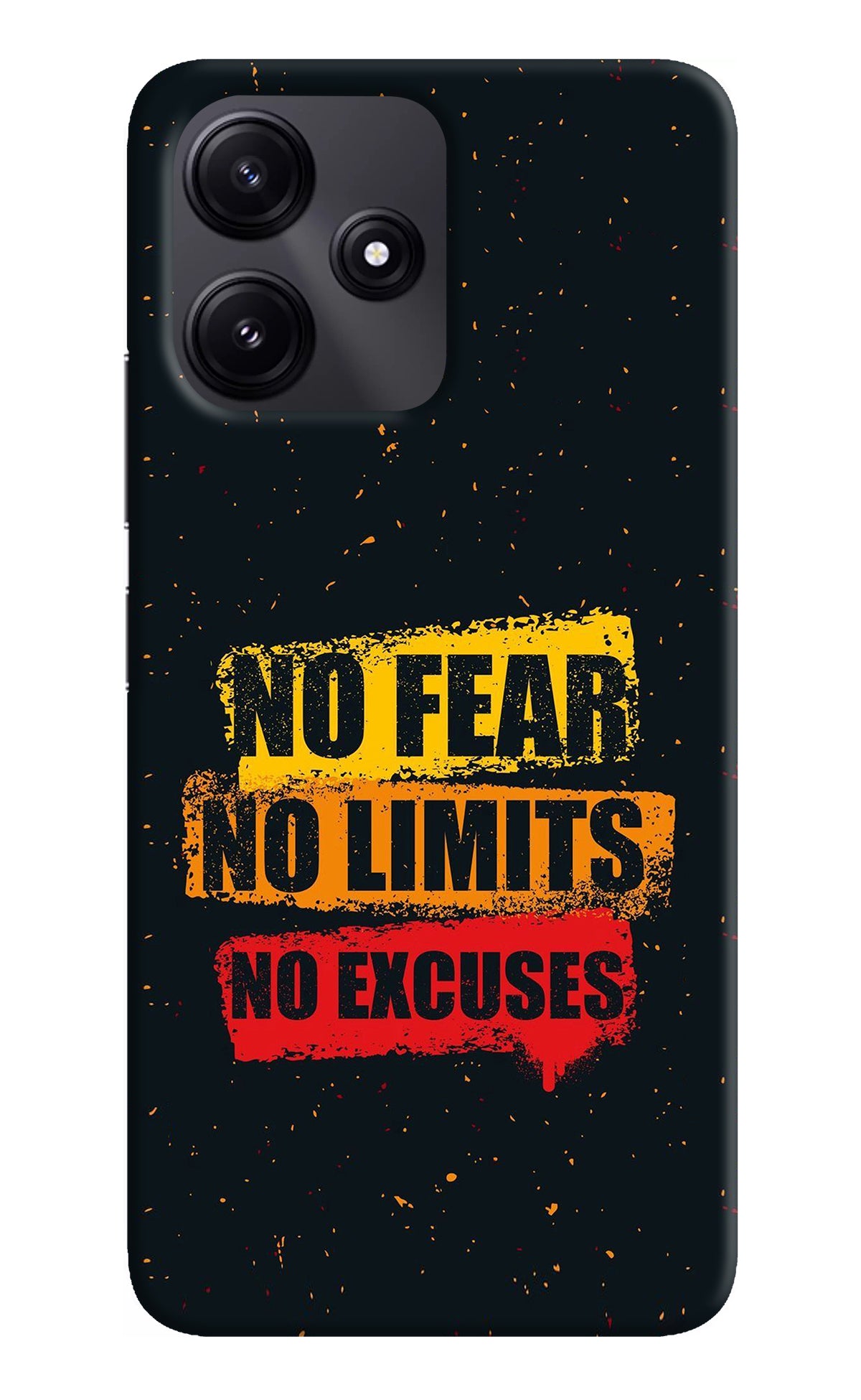 No Fear No Limits No Excuse Redmi 12 5G Back Cover