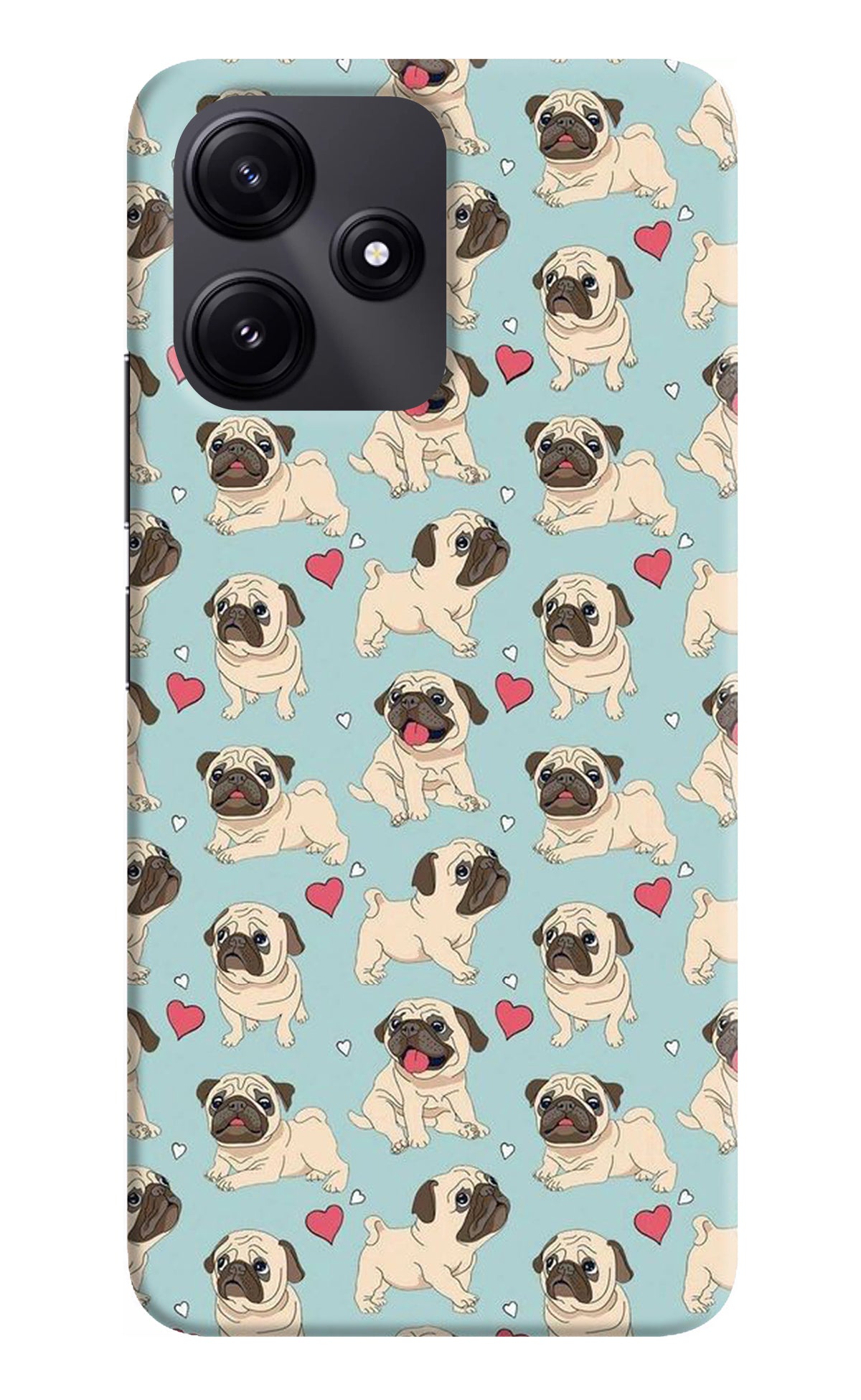 Pug Dog Redmi 12 5G Back Cover