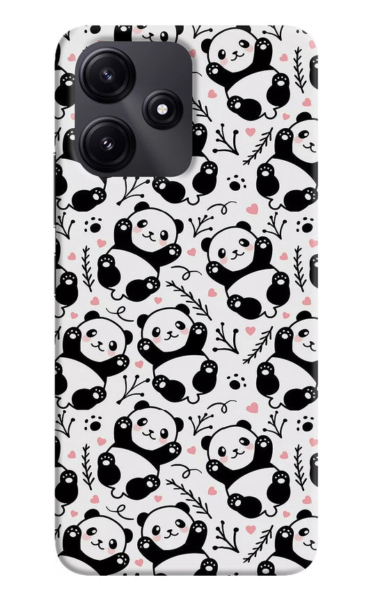 Cute Panda Redmi 12 5G Back Cover