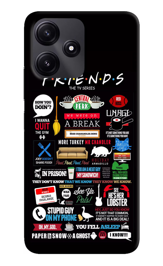 FRIENDS Redmi 12 5G Hard Case Back Cover by Casekaro