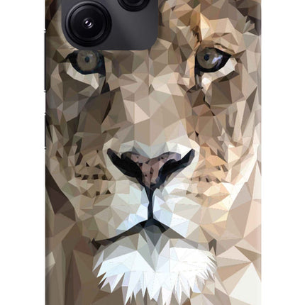 Lion Art Redmi 12 5G Hard Case Back Cover by Casekaro