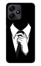 Black Tie Redmi 12 5G Hard Case Back Cover by Casekaro