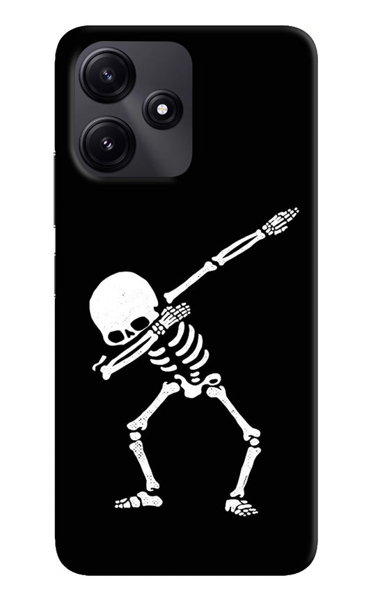 Dabbing Skeleton Art Redmi 12 5G Back Cover