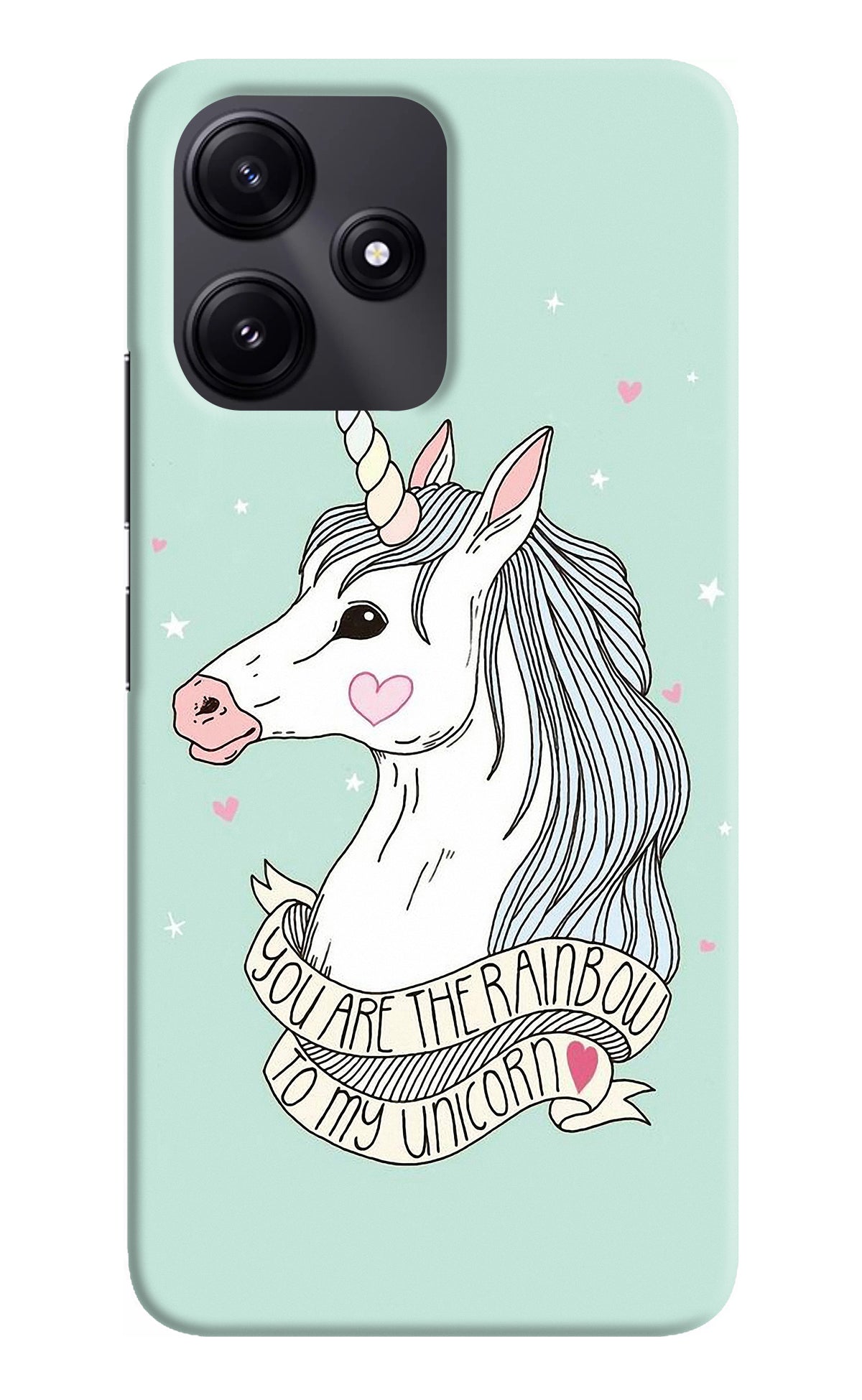 Unicorn Wallpaper Redmi 12 5G Back Cover