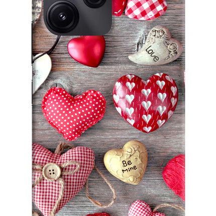 Love Wallpaper Redmi 12 5G Hard Case Back Cover by Casekaro