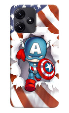 Captain America Redmi 12 5G Hard Case Back Cover by Casekaro