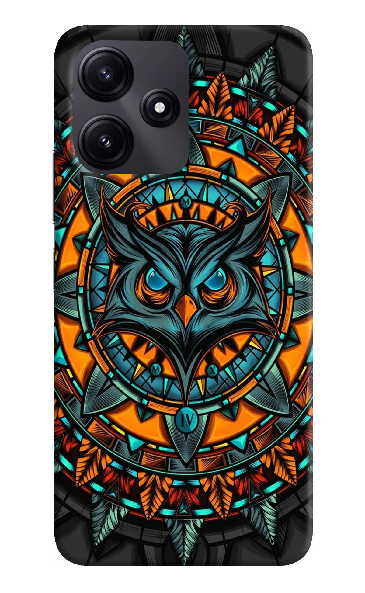 Angry Owl Art Redmi 12 5G Back Cover