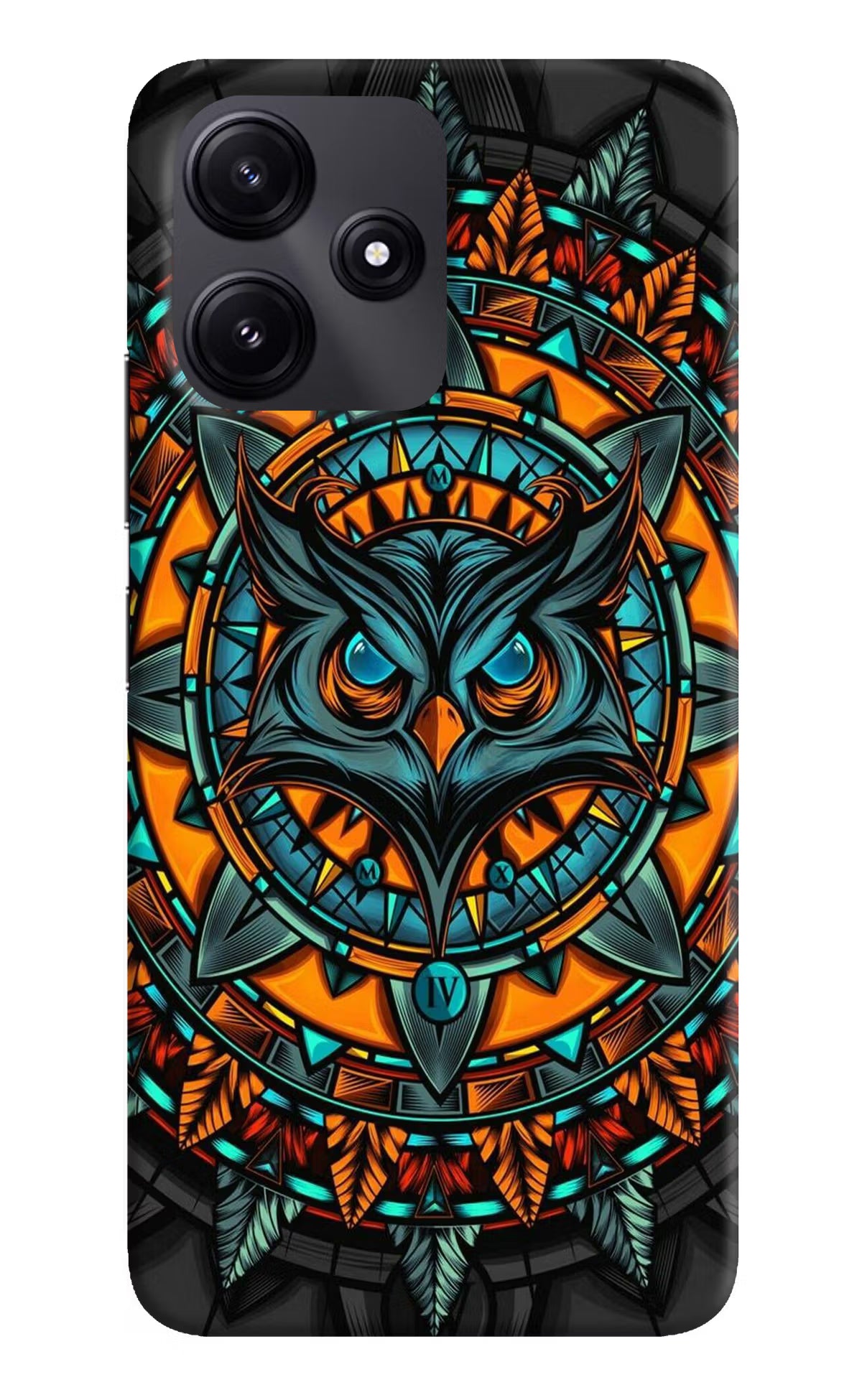 Angry Owl Art Redmi 12 5G Hard Case Back Cover by Casekaro