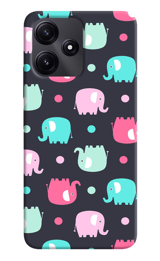 Elephants Redmi 12 5G Hard Case Back Cover by Casekaro