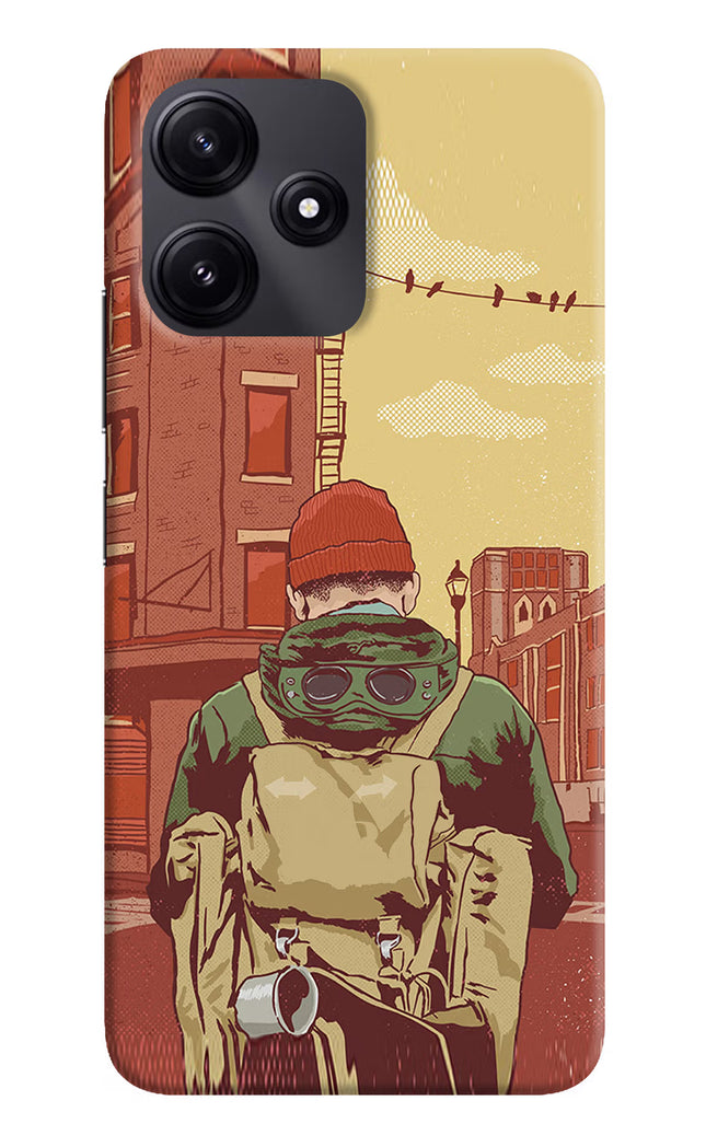 Adventurous Redmi 12 5G Hard Case Back Cover by Casekaro