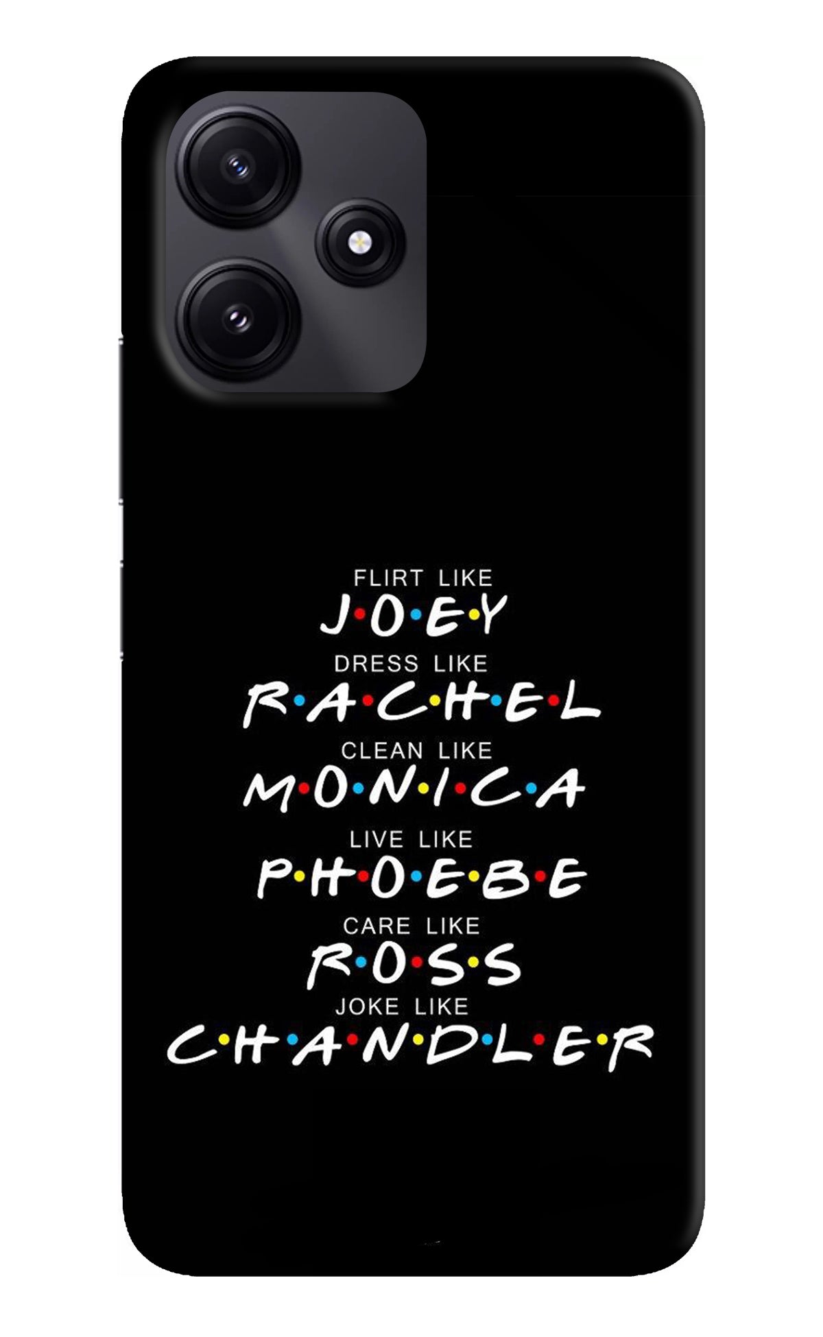 FRIENDS Character Redmi 12 5G Back Cover