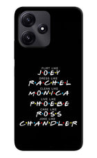 FRIENDS Character Redmi 12 5G Hard Case Back Cover by Casekaro