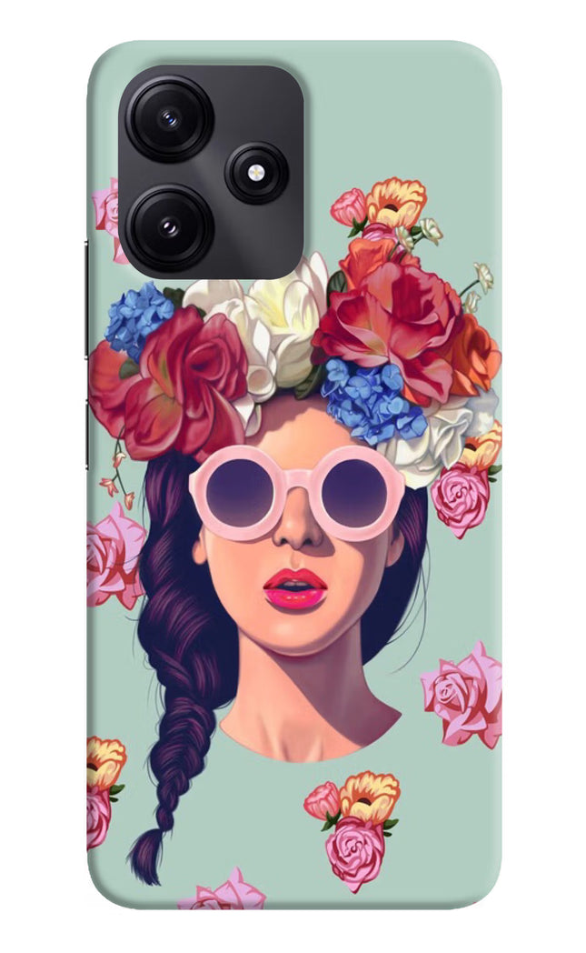 Pretty Girl Redmi 12 5G Hard Case Back Cover by Casekaro