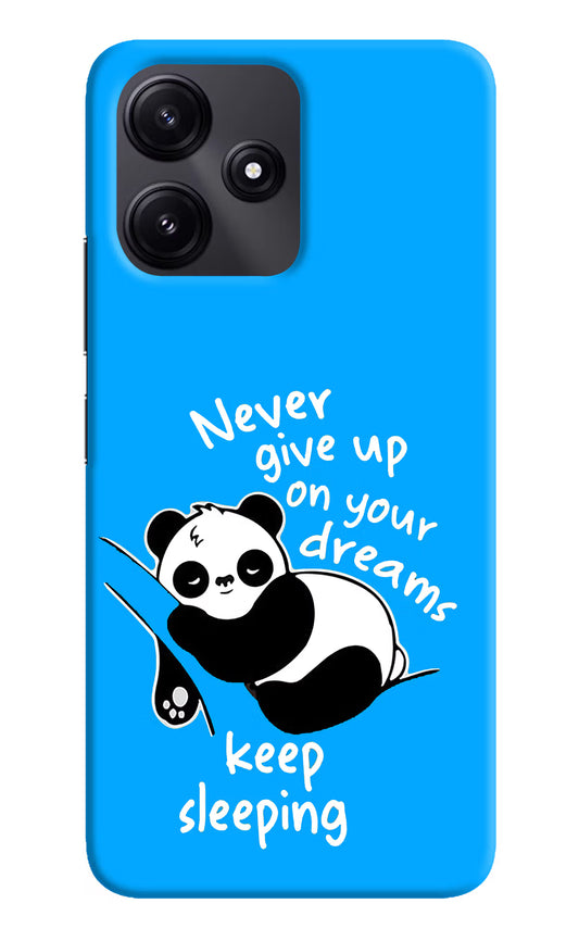Keep Sleeping Redmi 12 5G Hard Case Back Cover by Casekaro