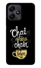 Chai Bina Chain Kaha Re Redmi 12 5G Hard Case Back Cover by Casekaro