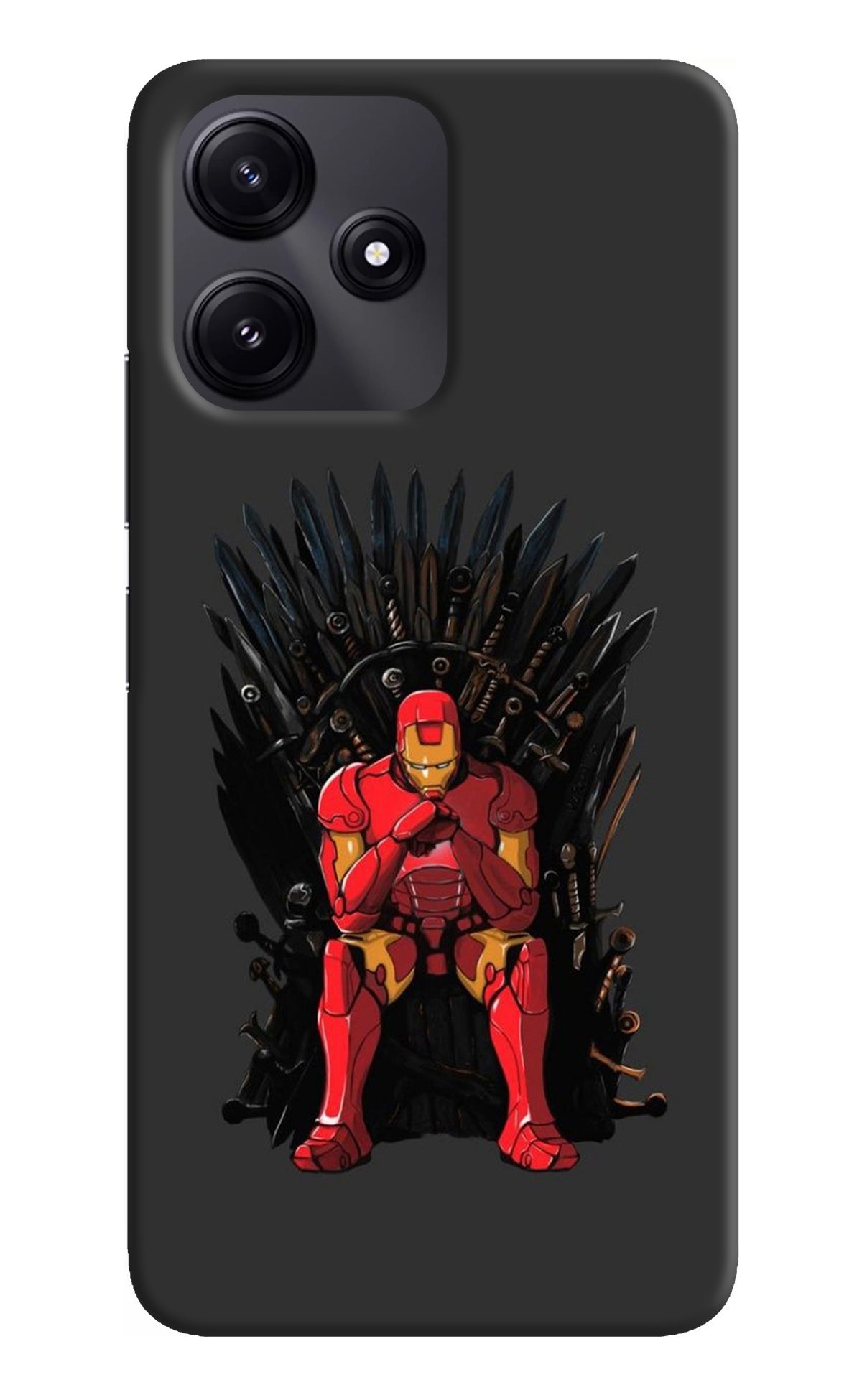 Ironman Throne Redmi 12 5G Back Cover