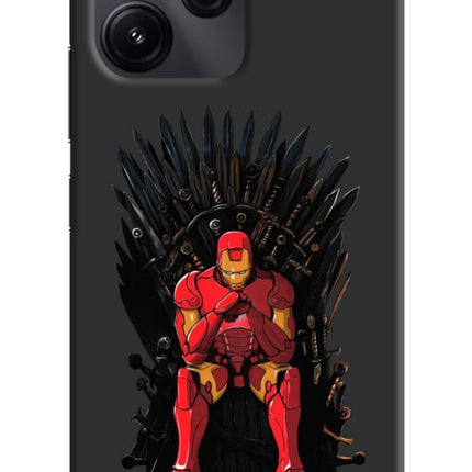 Ironman Throne Redmi 12 5G Hard Case Back Cover by Casekaro