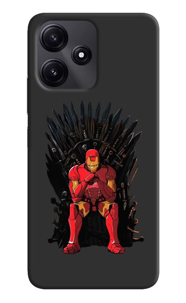Ironman Throne Redmi 12 5G Hard Case Back Cover by Casekaro