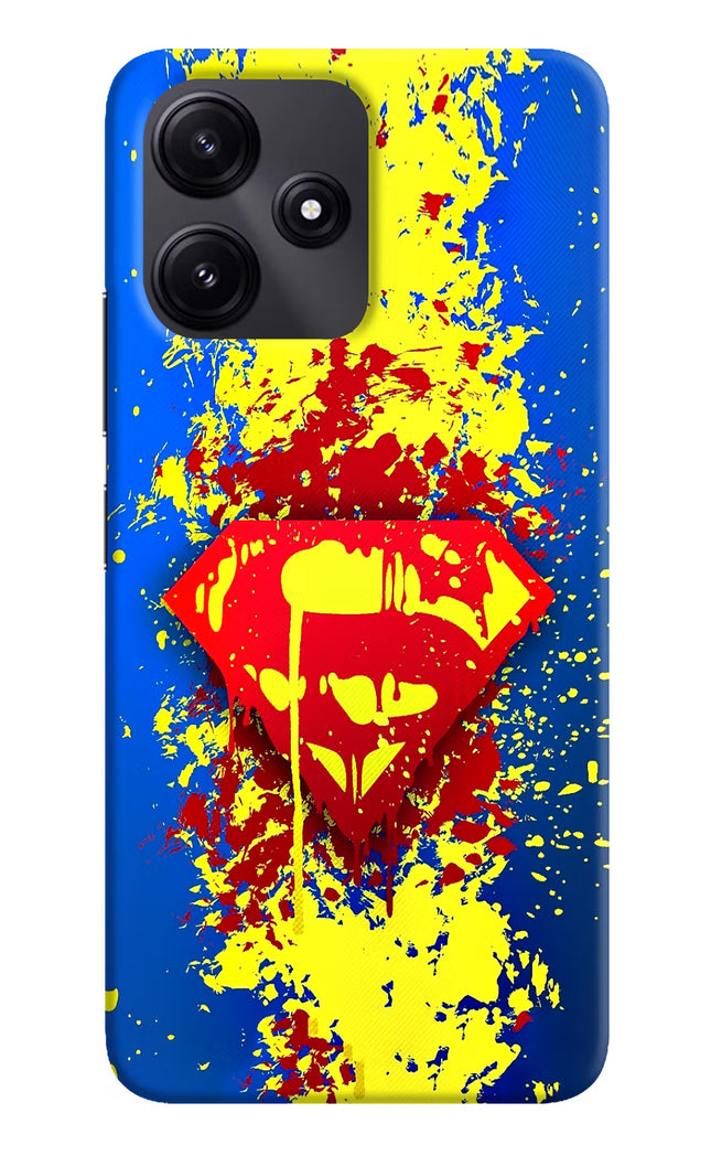 Superman logo Redmi 12 5G Hard Case Back Cover by Casekaro