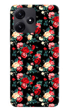 Rose Pattern Redmi 12 5G Hard Case Back Cover by Casekaro