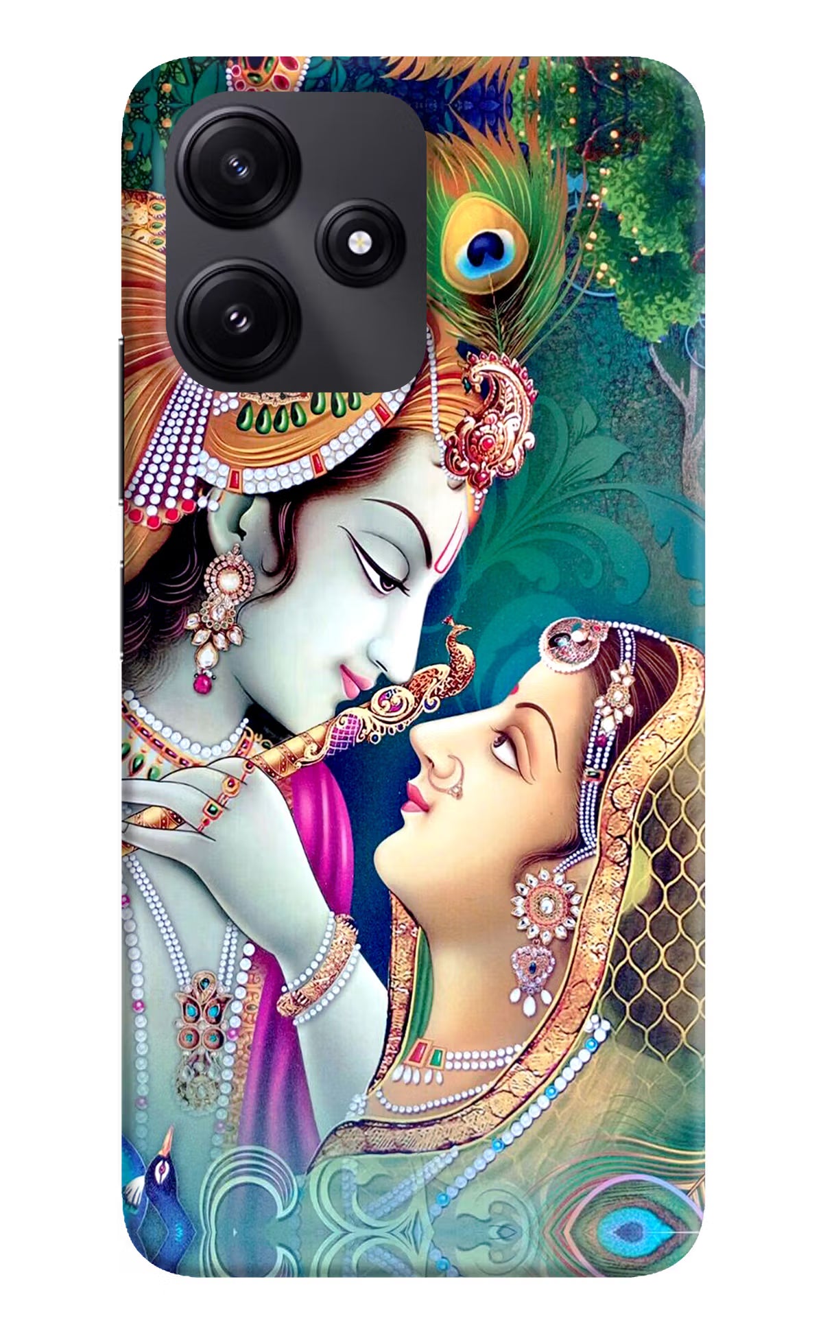 Lord Radha Krishna Redmi 12 5G Hard Case Back Cover by Casekaro