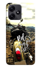 Ride More Worry Less Redmi 12 5G Hard Case Back Cover by Casekaro