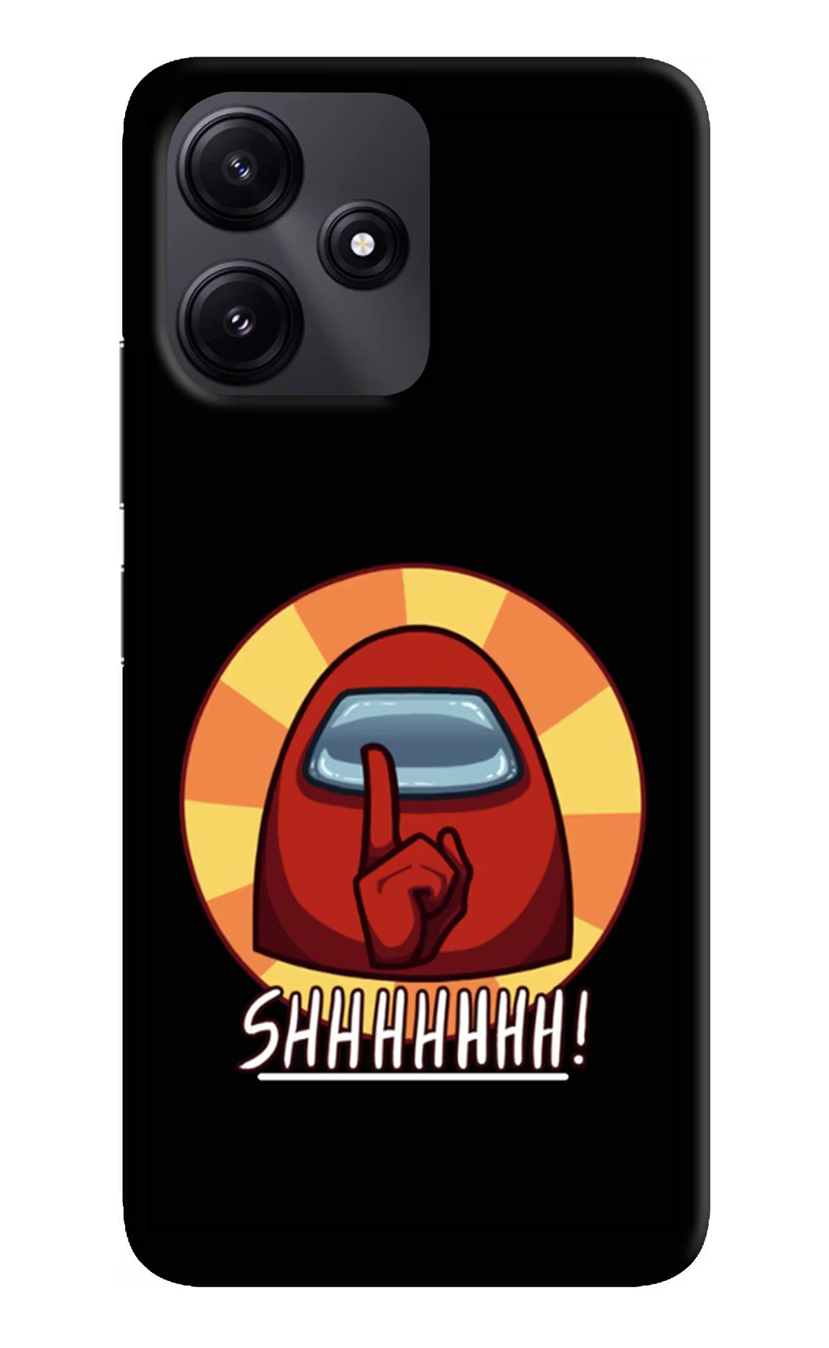 Among Us Shhh! Redmi 12 5G Hard Case Back Cover by Casekaro