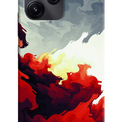 Fire Cloud Redmi 12 5G Hard Case Back Cover by Casekaro