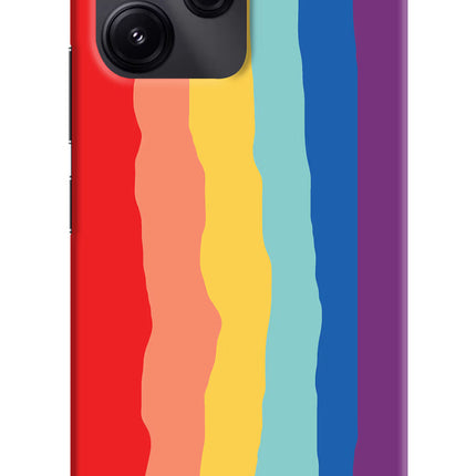 Rainbow Redmi 12 5G Hard Case Back Cover by Casekaro