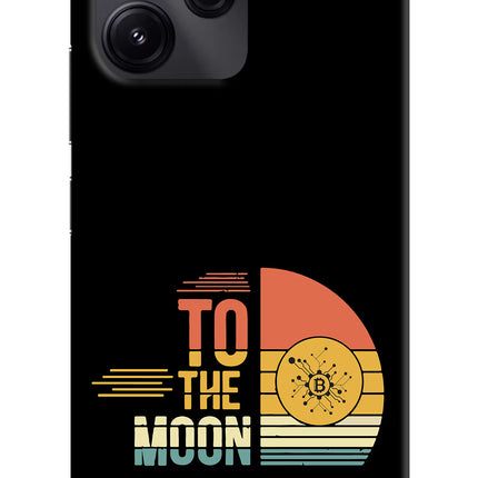 To the Moon Redmi 12 5G Hard Case Back Cover by Casekaro