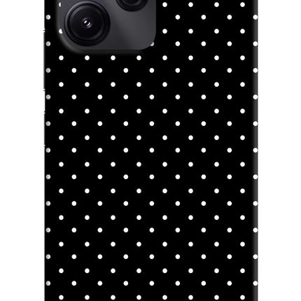 White Dots Redmi 12 5G Hard Case Back Cover by Casekaro