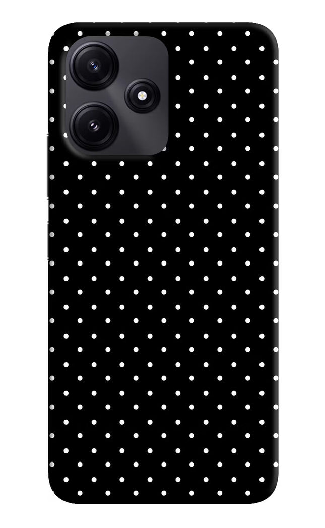 White Dots Redmi 12 5G Hard Case Back Cover by Casekaro