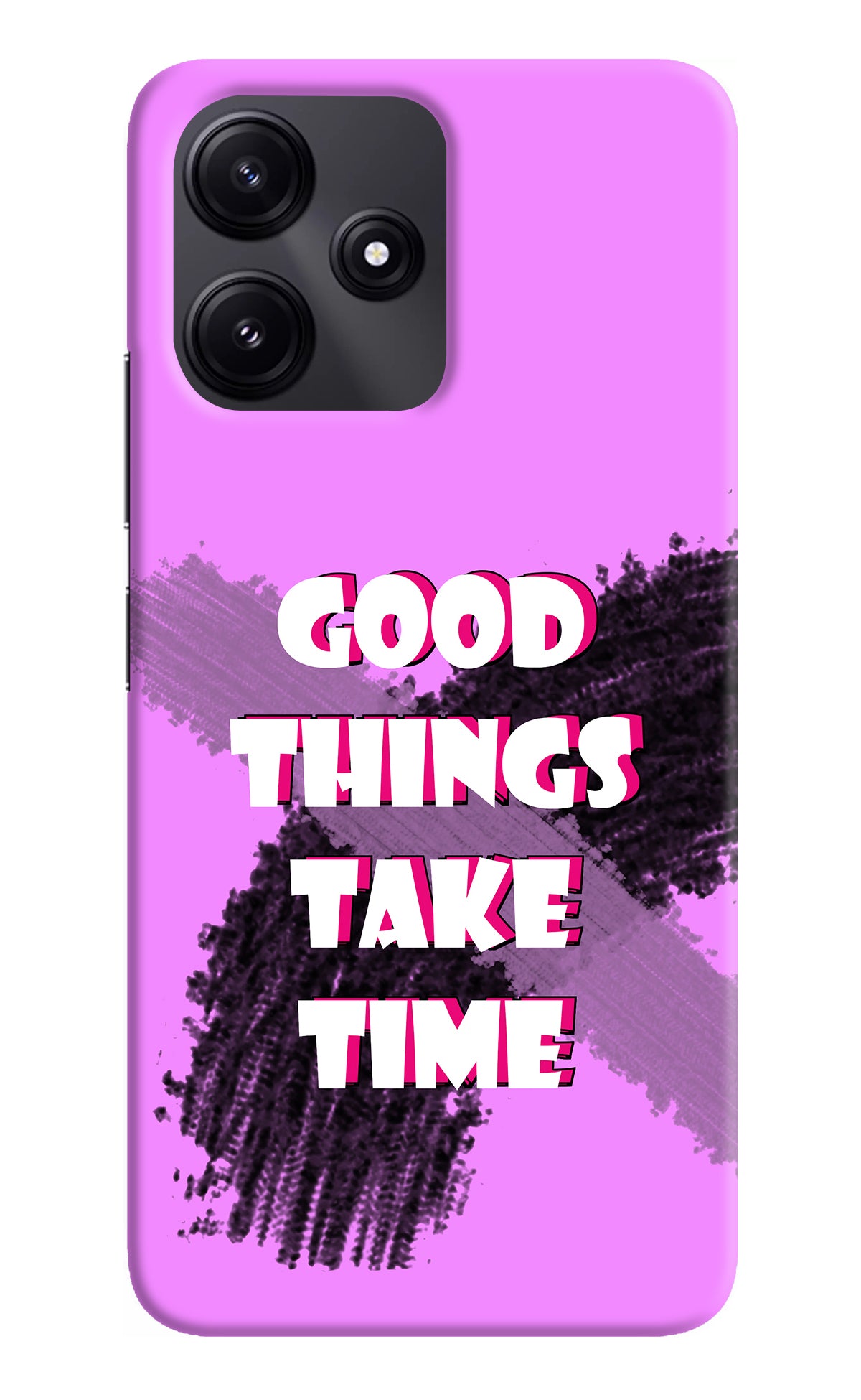 Good Things Take Time Redmi 12 5G Back Cover