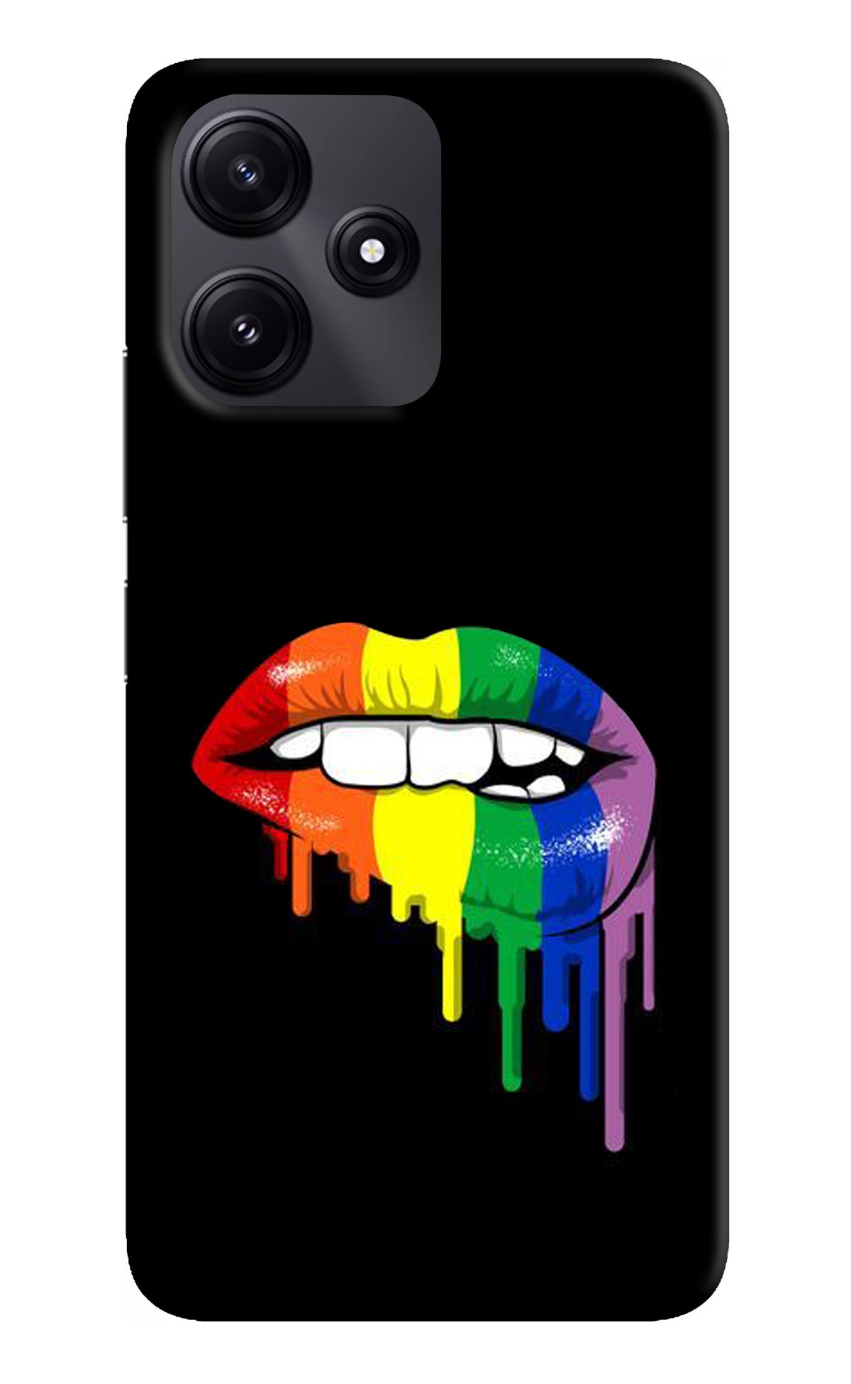 Lips Biting Redmi 12 5G Back Cover