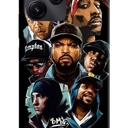 Rappers Redmi 12 5G Hard Case Back Cover by Casekaro
