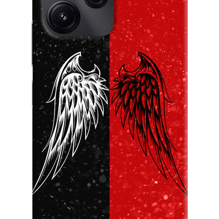 Wings Redmi 12 5G Hard Case Back Cover by Casekaro