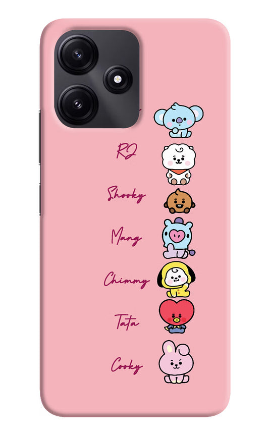 BTS names Redmi 12 5G Hard Case Back Cover by Casekaro
