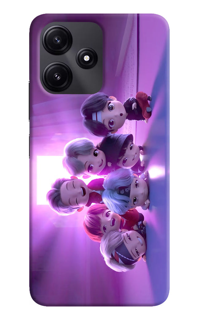 BTS Chibi Redmi 12 5G Hard Case Back Cover by Casekaro