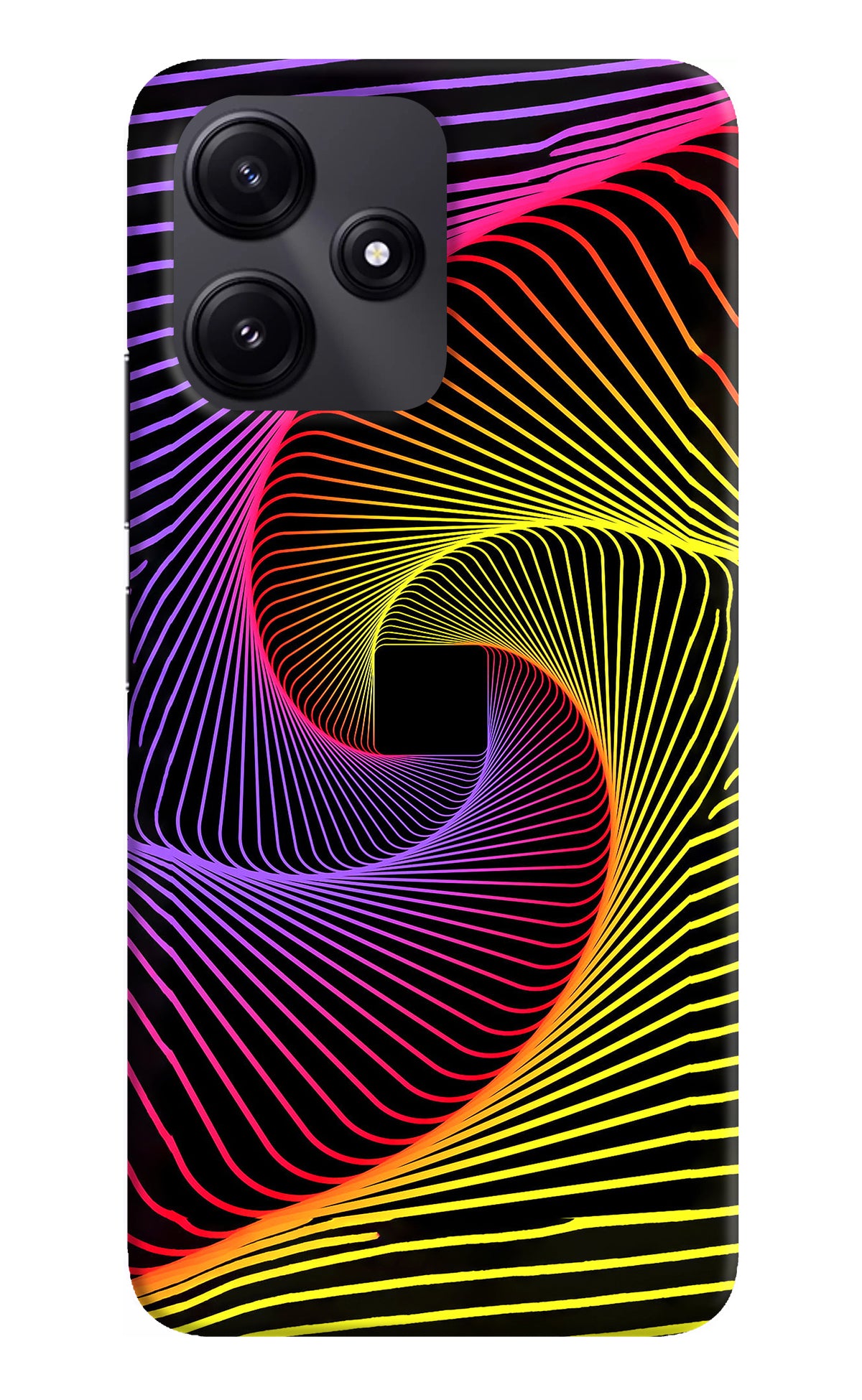 Colorful Strings Redmi 12 5G Back Cover