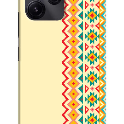 Ethnic Seamless Redmi 12 5G Hard Case Back Cover by Casekaro