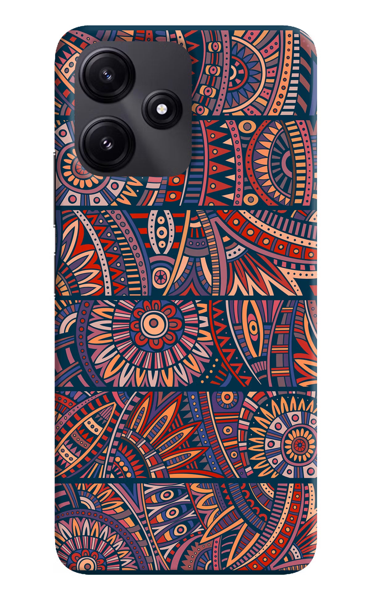 African Culture Design Redmi 12 5G Hard Case Back Cover by Casekaro