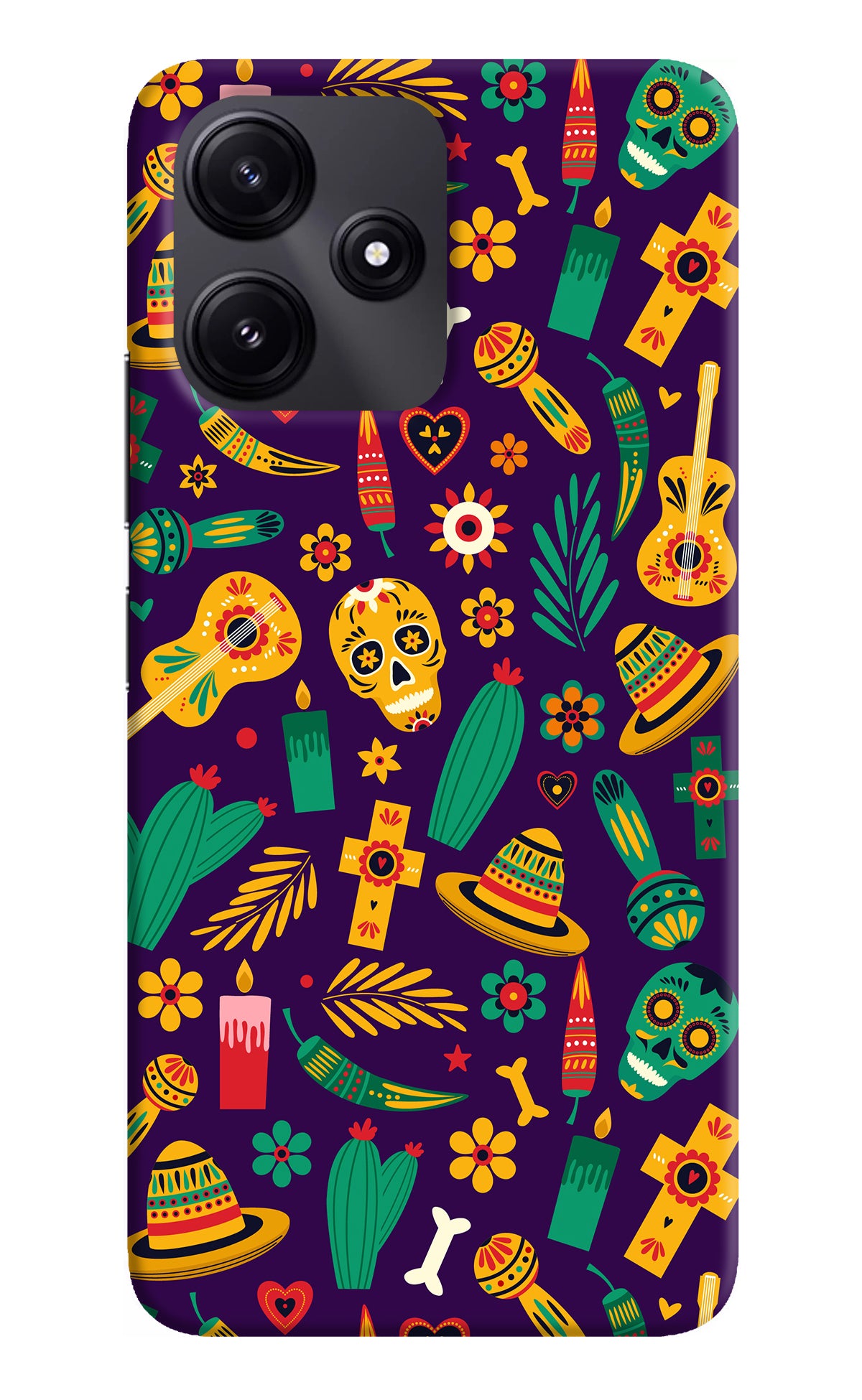 Mexican Artwork Redmi 12 5G Back Cover