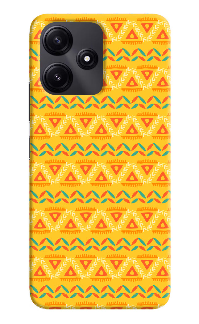 Tribal Pattern Redmi 12 5G Hard Case Back Cover by Casekaro