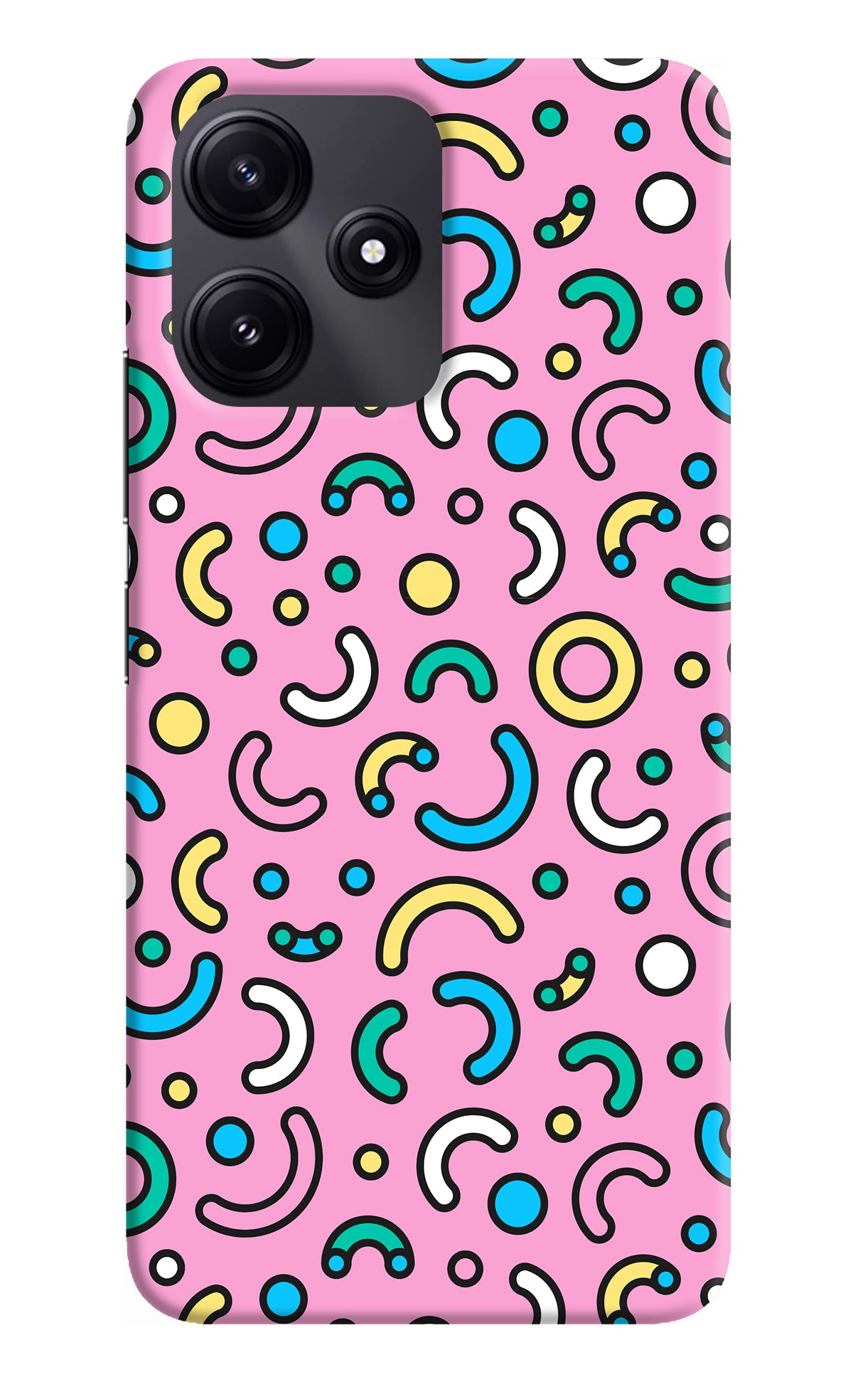 Memphis Design Redmi 12 5G Back Cover