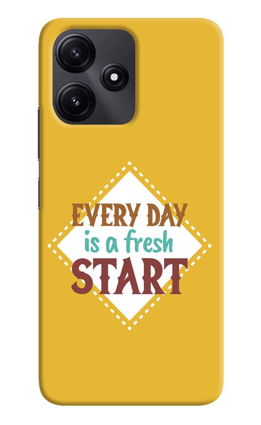 Every day is a Fresh Start Redmi 12 5G Back Cover