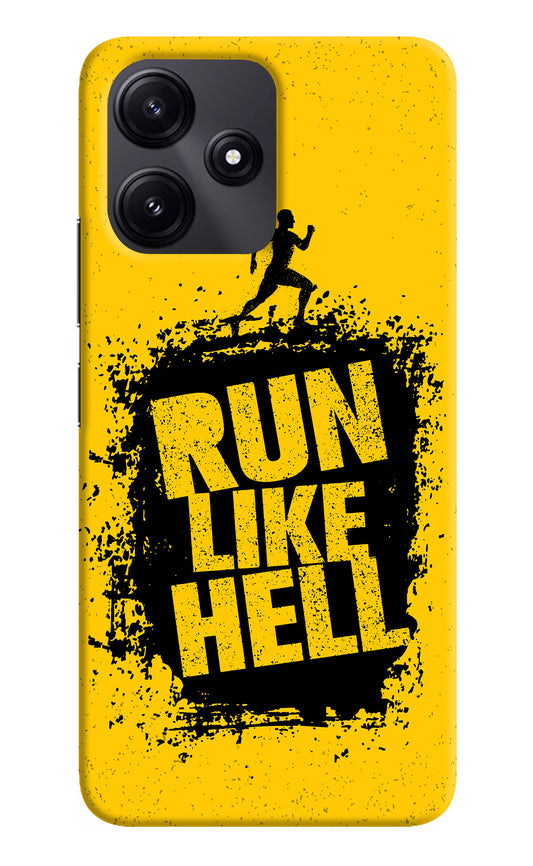 Run Like Hell Redmi 12 5G Back Cover