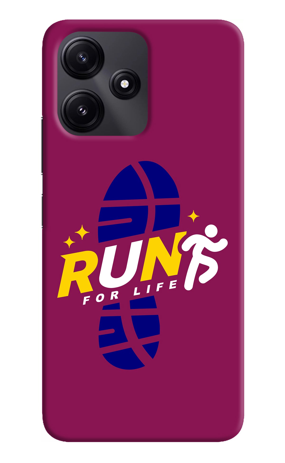 Run for Life Redmi 12 5G Back Cover