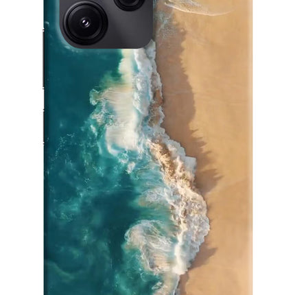 Ocean Beach Redmi 12 5G Hard Case Back Cover by Casekaro