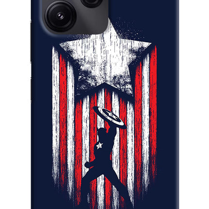 Captain America Marvel Art Redmi 12 5G Hard Case Back Cover by Casekaro