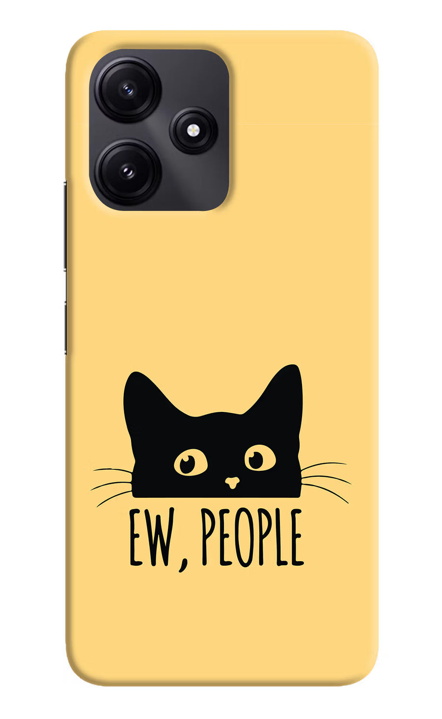 Ew People Catitude Redmi 12 5G Back Cover, Hard case